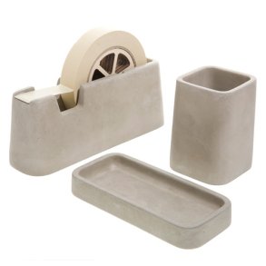 Concrete Desk Set