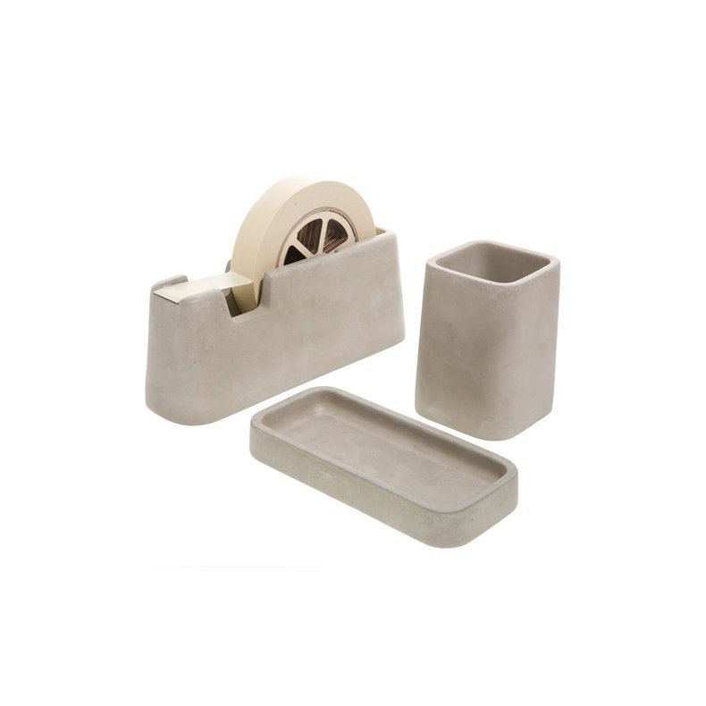 Concrete Desk Set